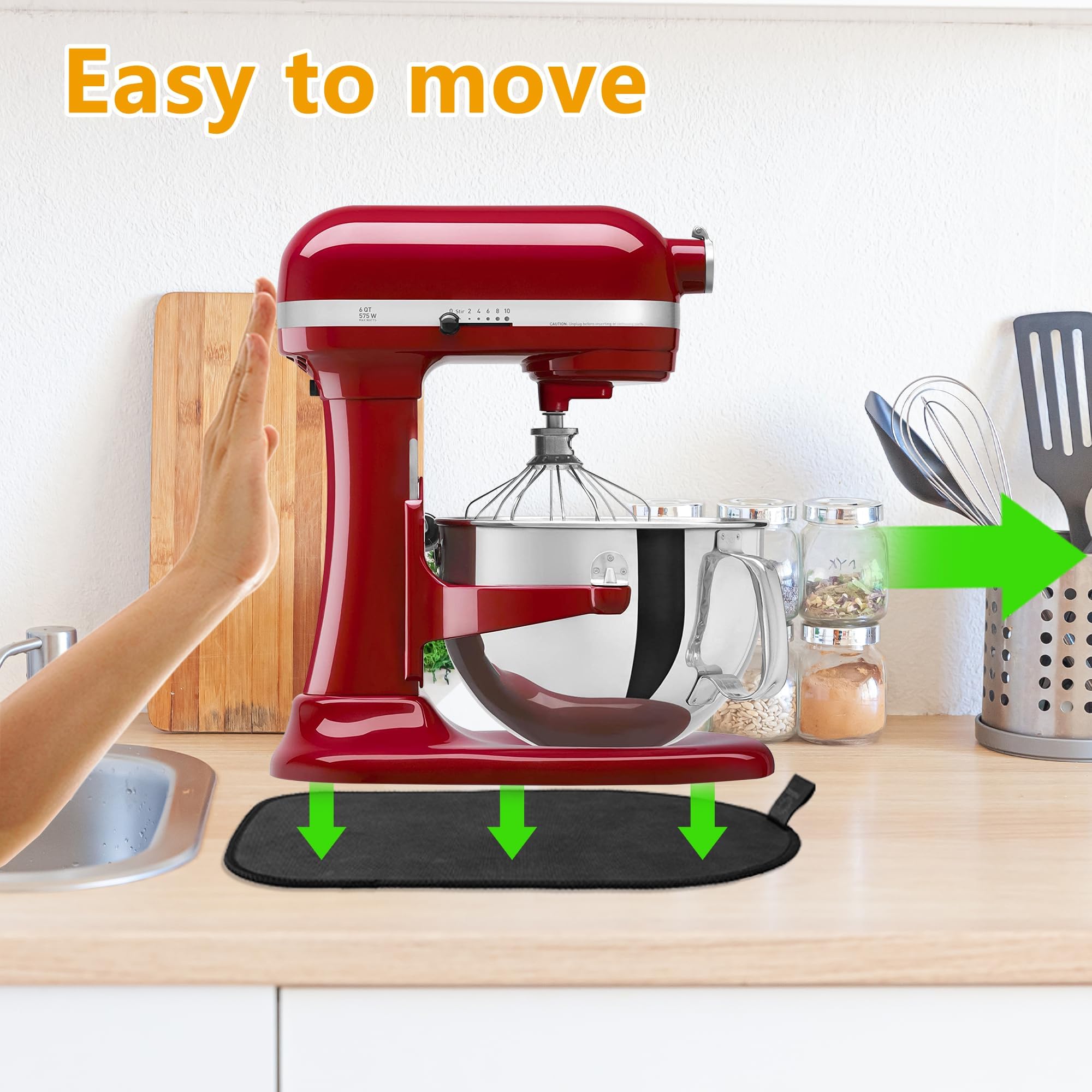 Amazon | ミキサースライドマット Kitchenaid 6/7/8クォートスタンド 