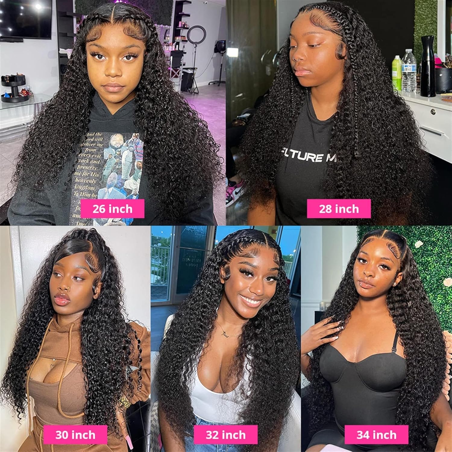 wig Water Wave Lace Front Wigs for Women Pre Plucked with Baby Hair 14-38" Long Wave Curly Human Hair Wigs Brazilian Remy Hair Wave Lace Closure Wigs Hair Replacement Wigs ( Color : 13x4 Lace Front Wi