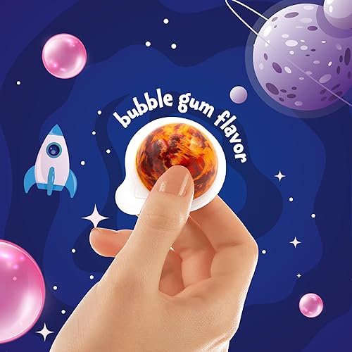 Miniatura 4 de Funtasty Planets Gummy Balls Candy con centro de mermelada, sabor chicle, tarro de 19 onzas (30 unidades)