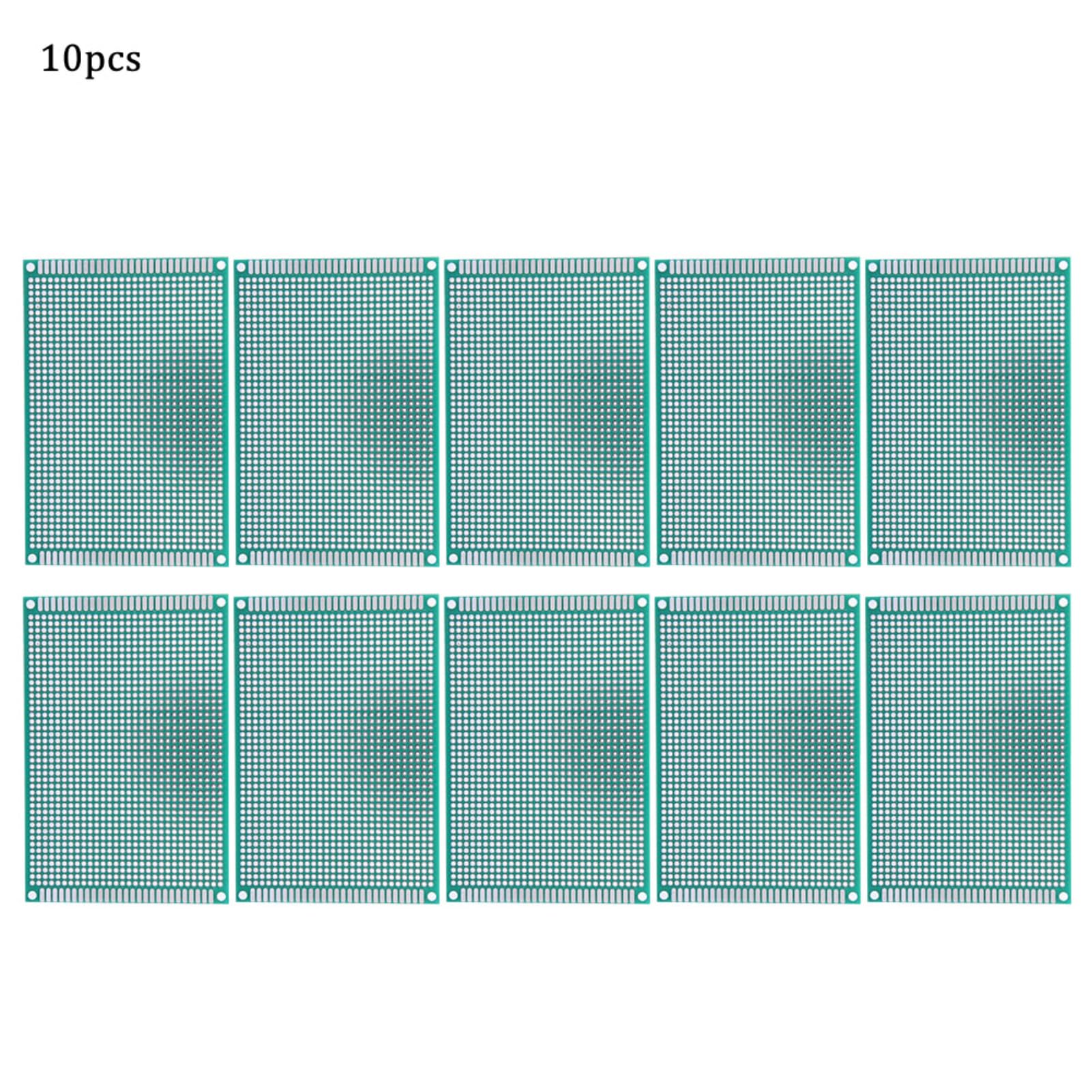 10 Stück 8 X 12 Cm Doppelseitige Prototyp-Platine 8 X 12 Lochrasterplatine Prototyp-Leiterplatte 30 Cm Prototyp-Leiterplatte Verzinntes Steckbrett