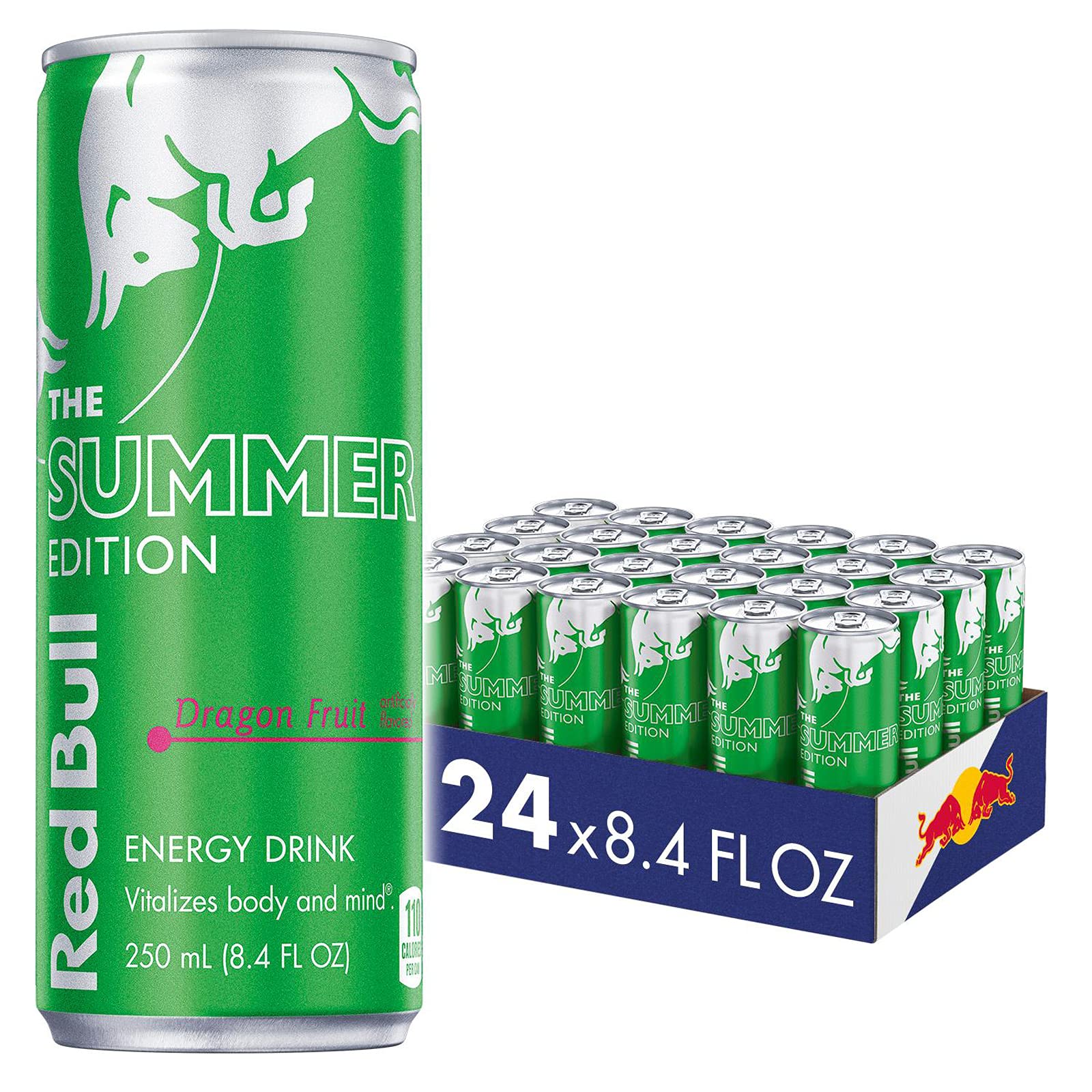 Buy Red Bull Energy Drink, Green Edition, Dragon Fruit, 8.4 oz (24 pack