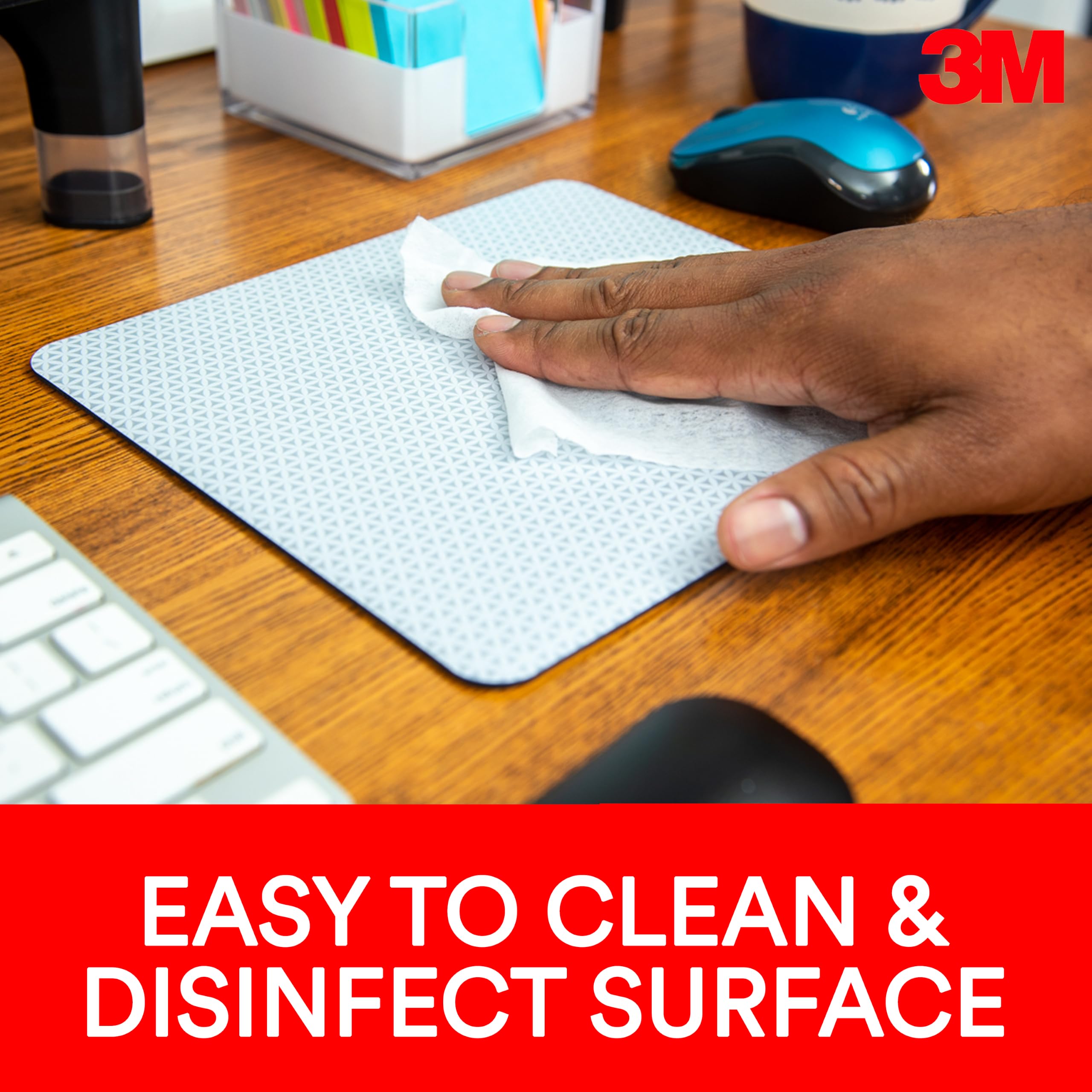 3M Precise Mouse Pad, Bitmap, 9 in x 8 in, 6 Packs/Case — Amazon image 4