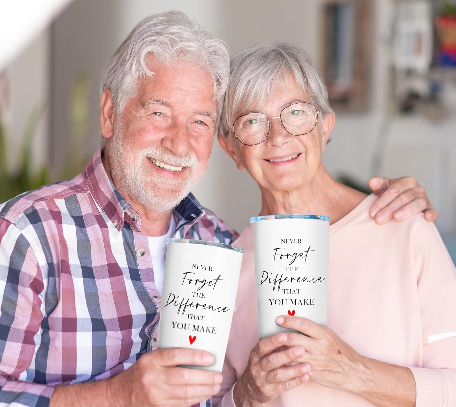 Thank You Gifts for Women/Men, Teacher/Employee Appreciation Gifts, Retirement Gift for Woman, Farewell Gift for Coworkers, Never Forget The Difference You Make Tumbler 20oz - Image 2