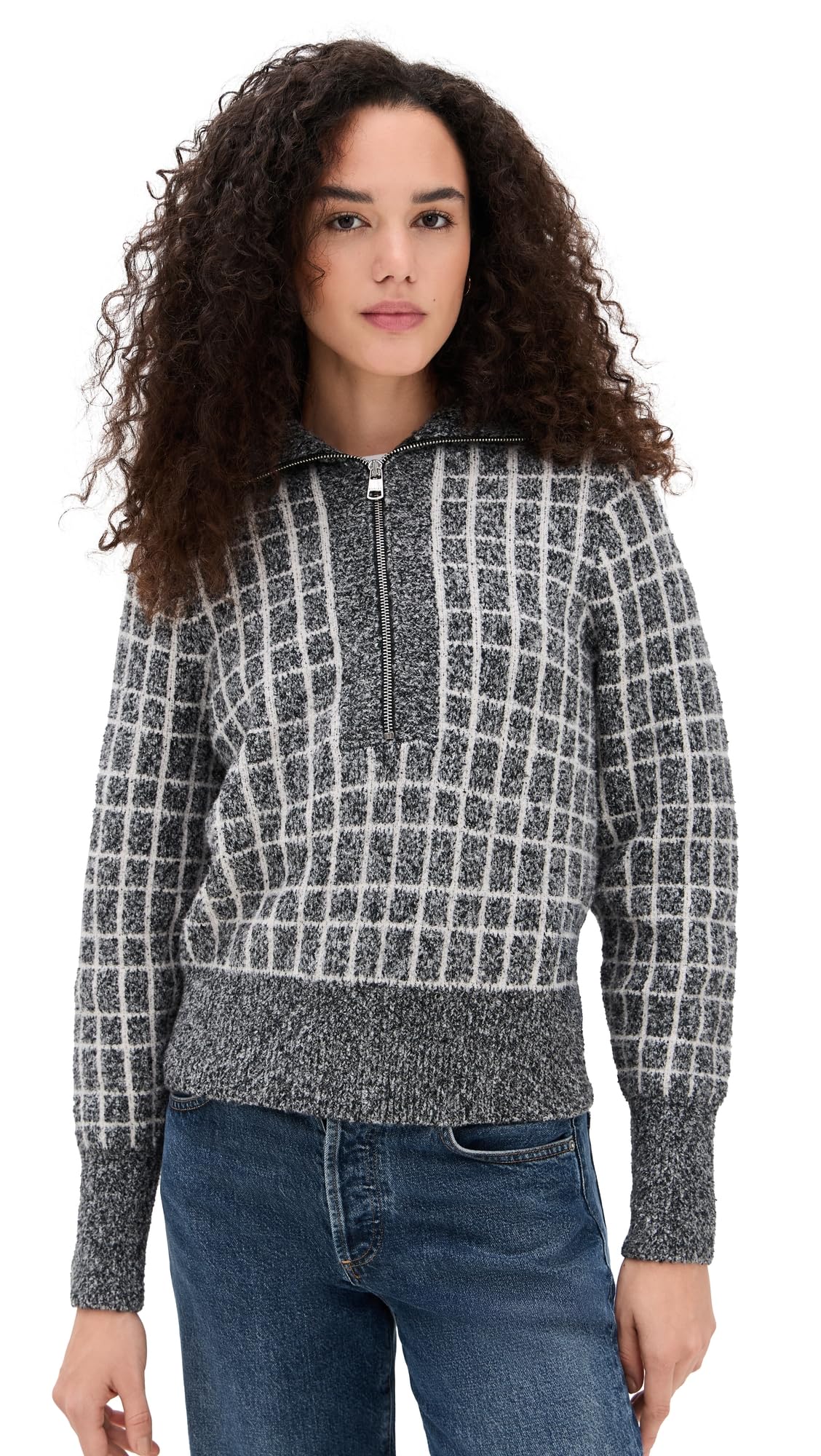 Varley Womens Furley Half Zip Knit