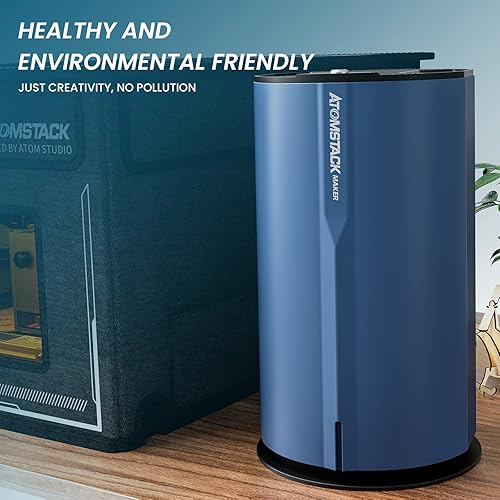 Miniatura 6 de ATOMSTACK MAKER Purificador de aire D2 para grabador láser purificador de humo para grabador láser con 8 capas de filtro compatible con Atomstack