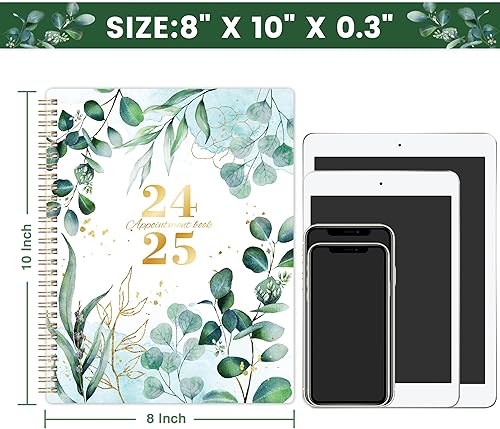 Miniatura 7 de Agenda 2024-2025  Julio 2024  Junio 2025, 2024 Calendario de 12 meses, 8 x 10 pulgadas, agenda académica 2024 con pestañas marcadas + papel grueso +