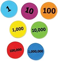 Vista 5 de Learning Resources (LER5215) Discos para indicar valores.