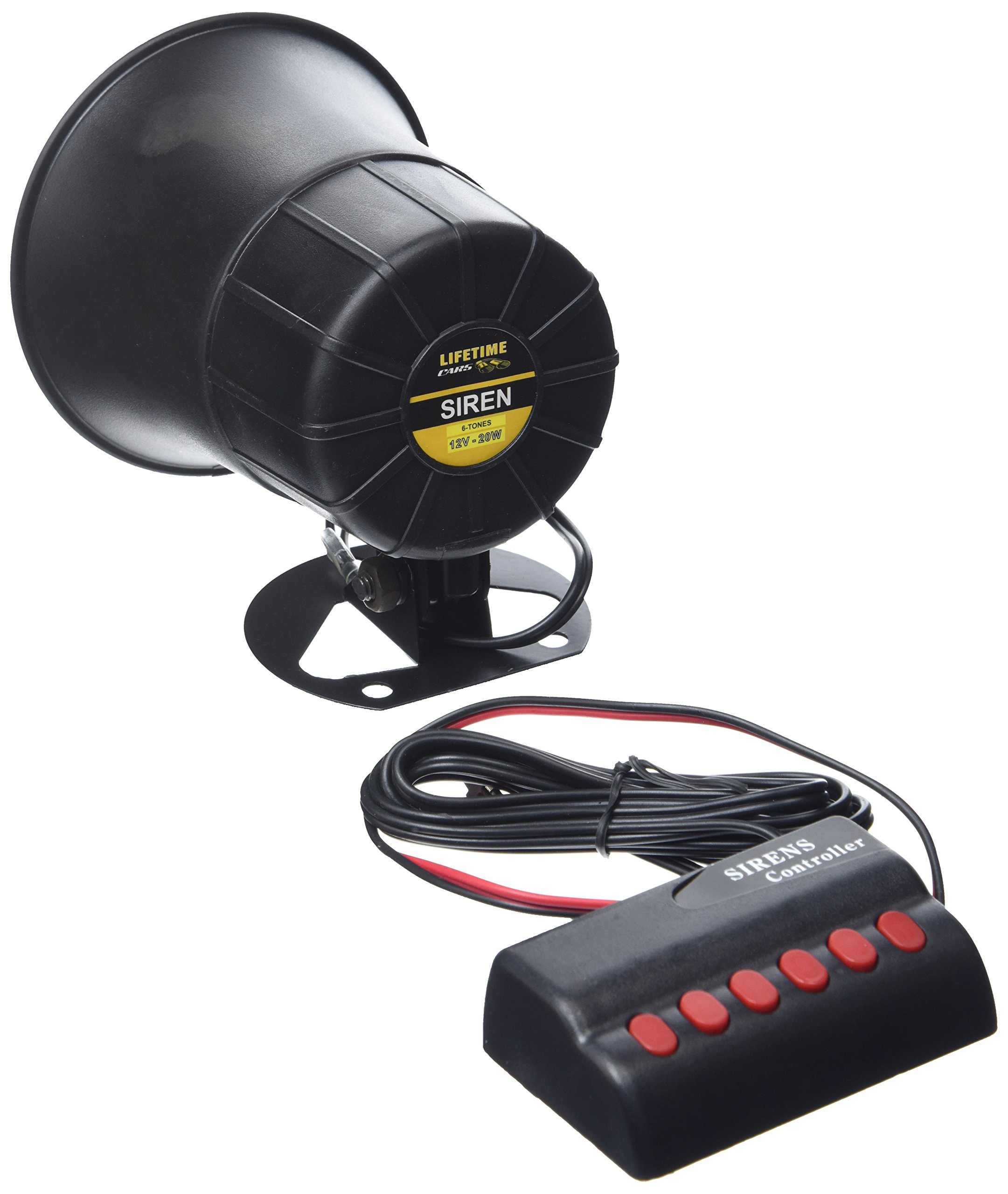 Alarm sirene 12V 6 geluid signaalhoorn claxon