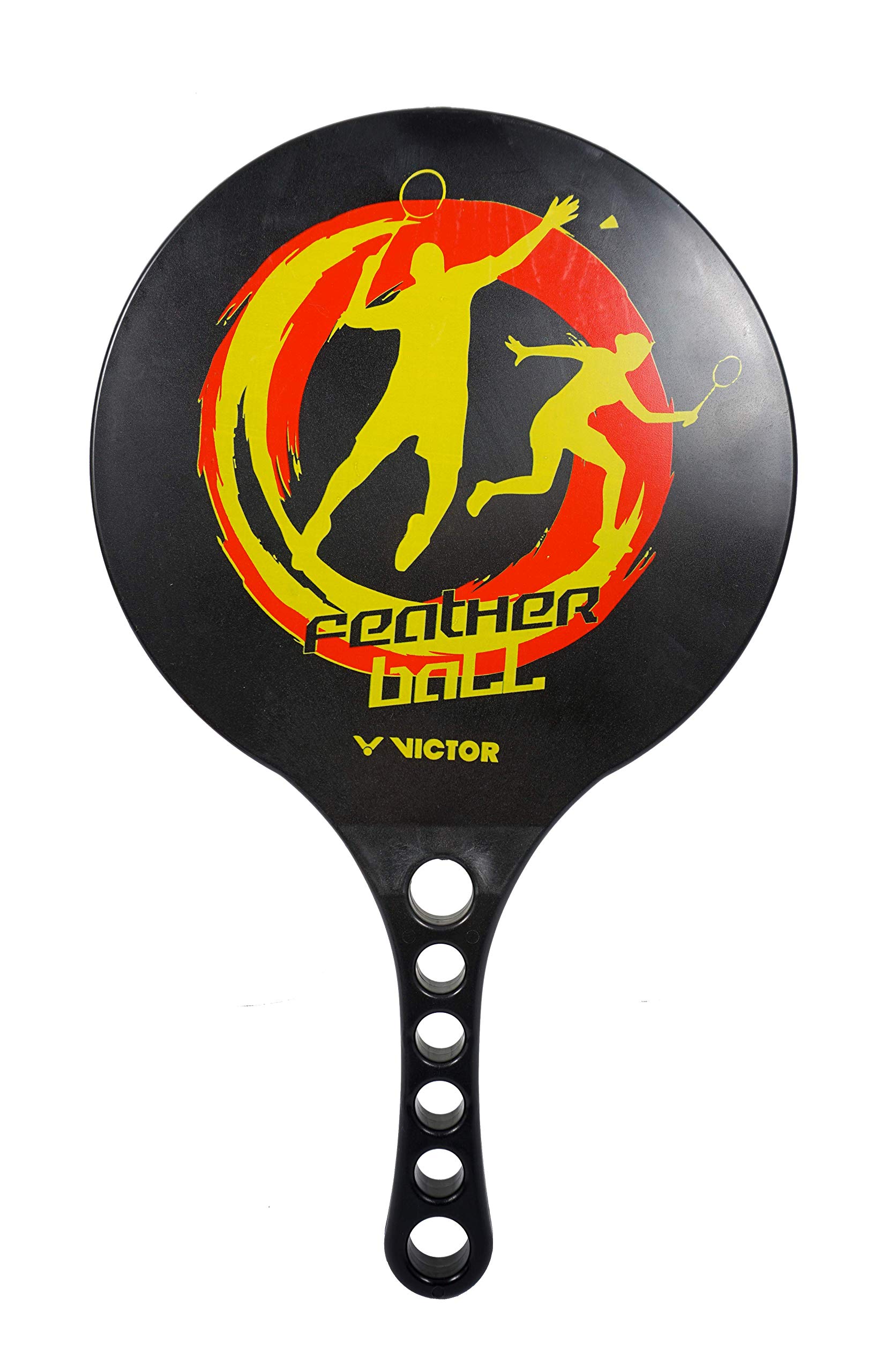 Victor Featherball zestaw premium – piłka plażowa + 2 kije z tworzywa sztucznego + 2 piłki