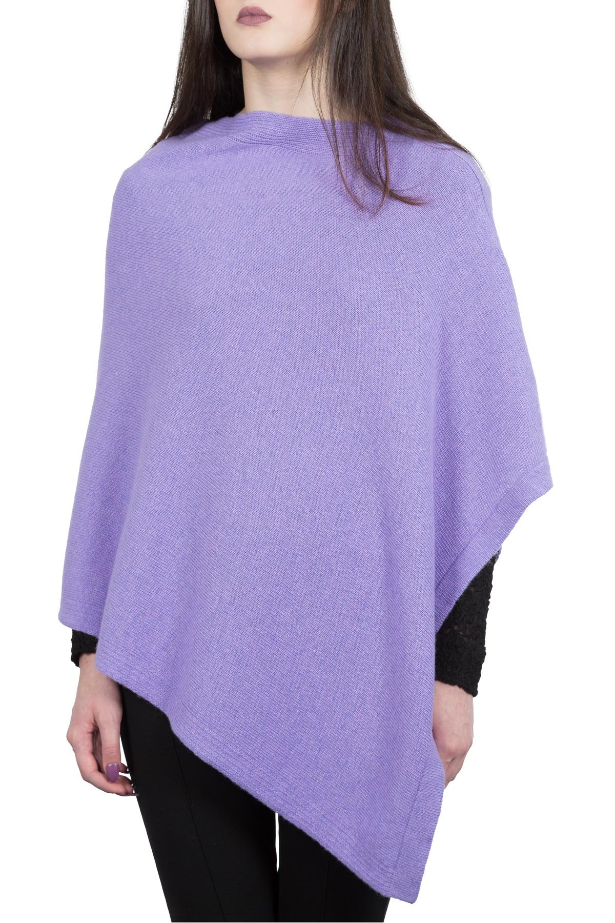 Kemailù - Moon Poncho in Misto Cashmere - Donna