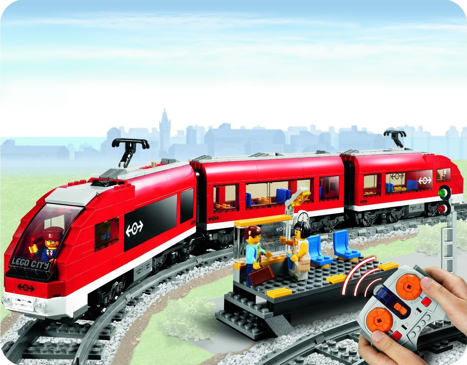 Amazon.com: LEGO City Passenger Train 7938 : Toys & Games