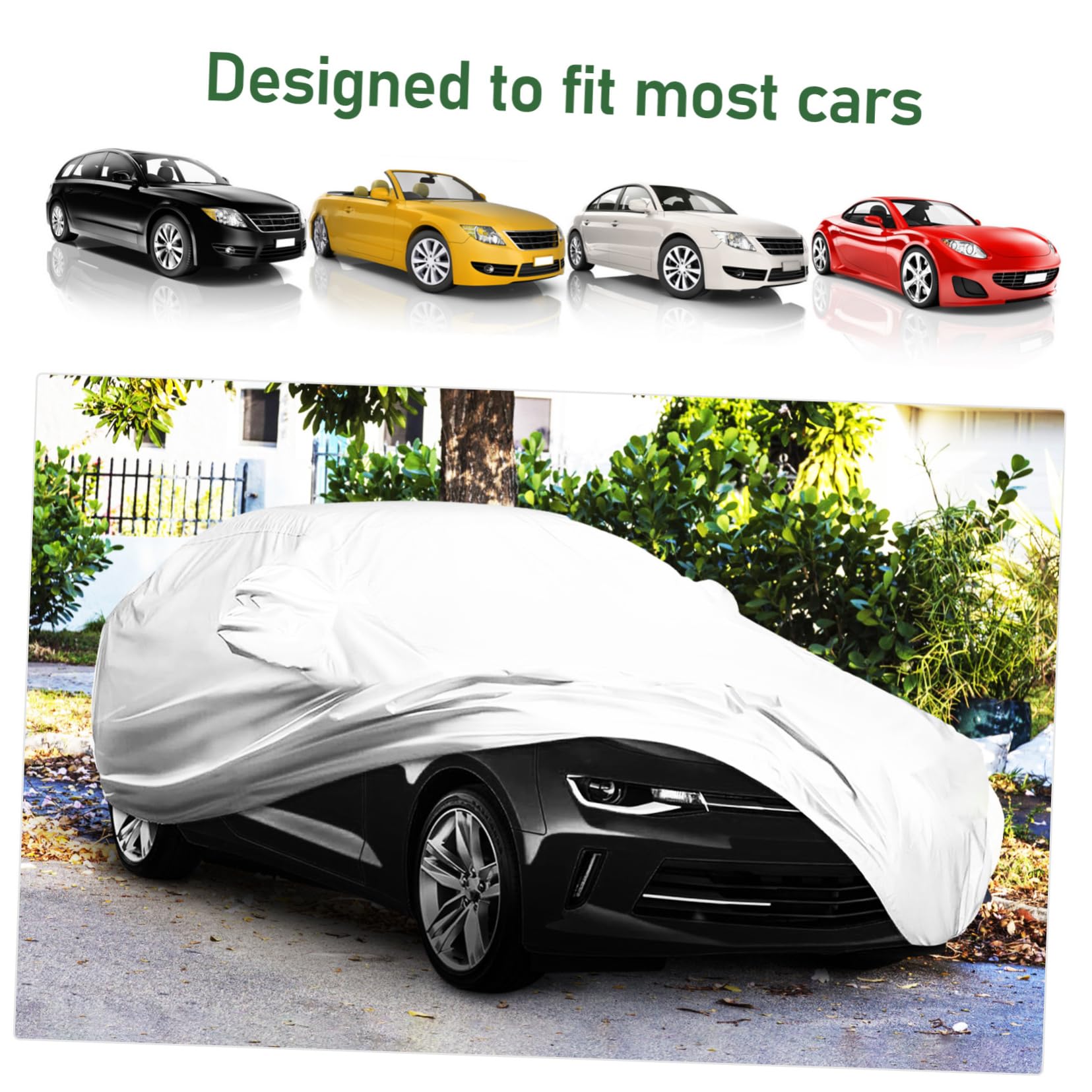 Cabilock Car Cover All Weather Protection for Outdoor Use Snow Rain and for Vehicles Easy Installation and Maintenance — view 7
