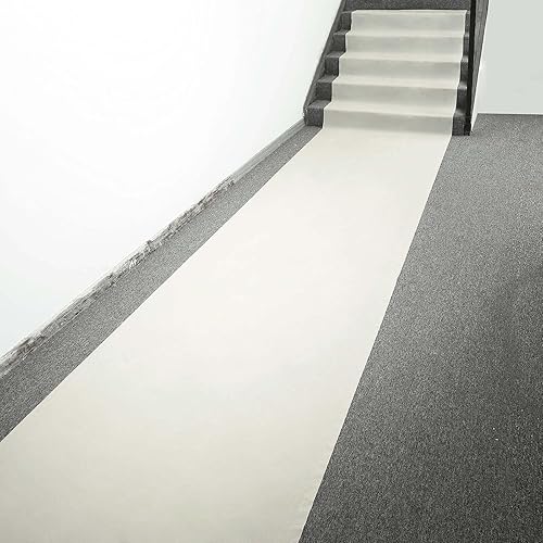 Efavormart - Alfombra de PVC para pasillo, 40 x 100 pies, color marfil, alfombra para fiestas, cumpleaños, banquetes, decoración de restaurantes