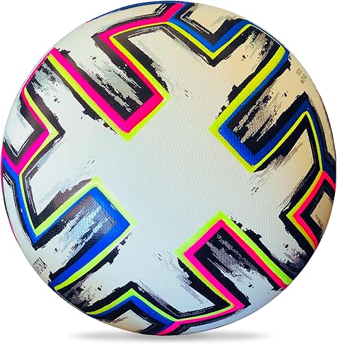 Balón de fútbol famoso del partido final de la Copa del Mundo Euro 2020, diseño de 6 paneles de fútbol tamaño oficial 5  Perfecto para juegos de