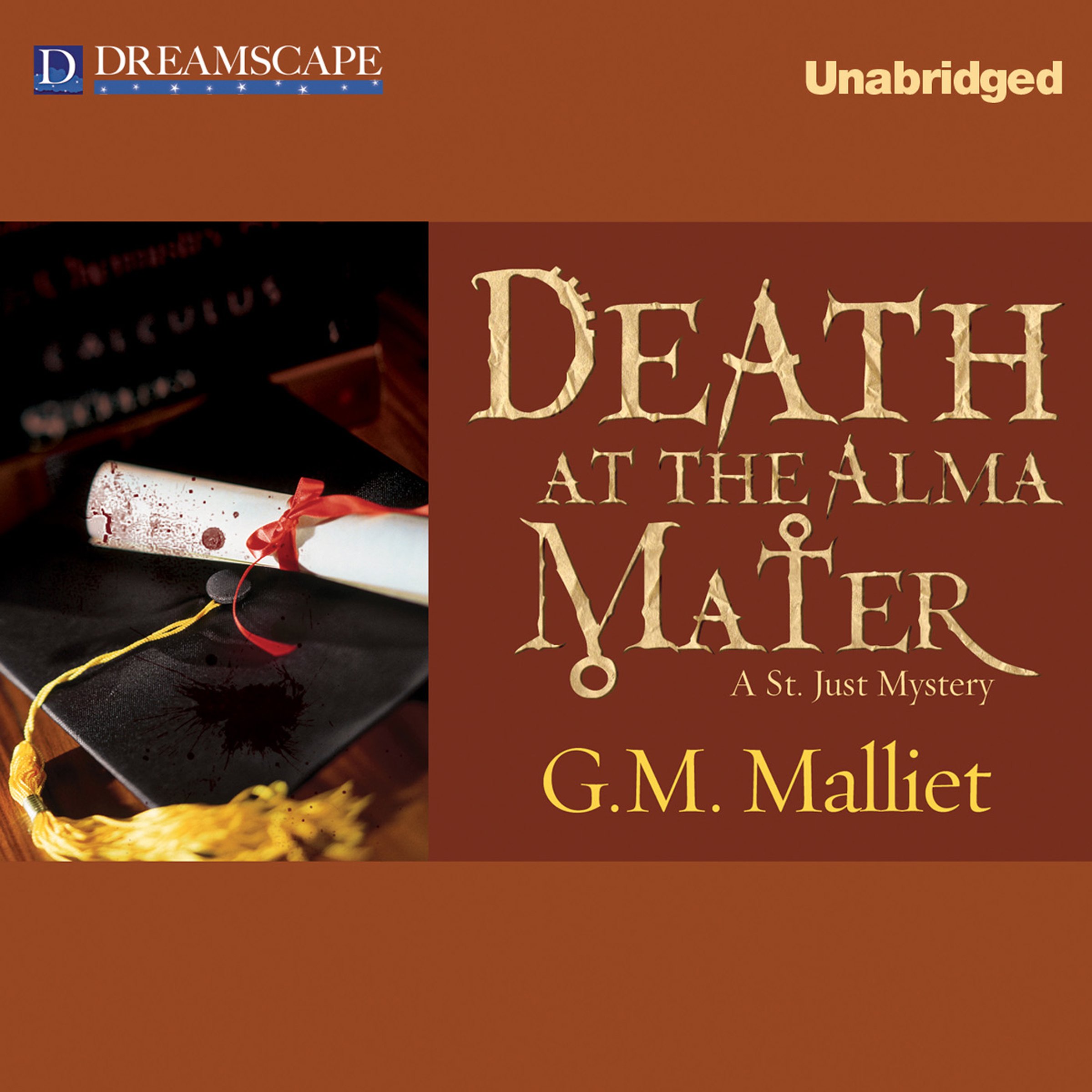 Cover art for Death at the Alma Mater