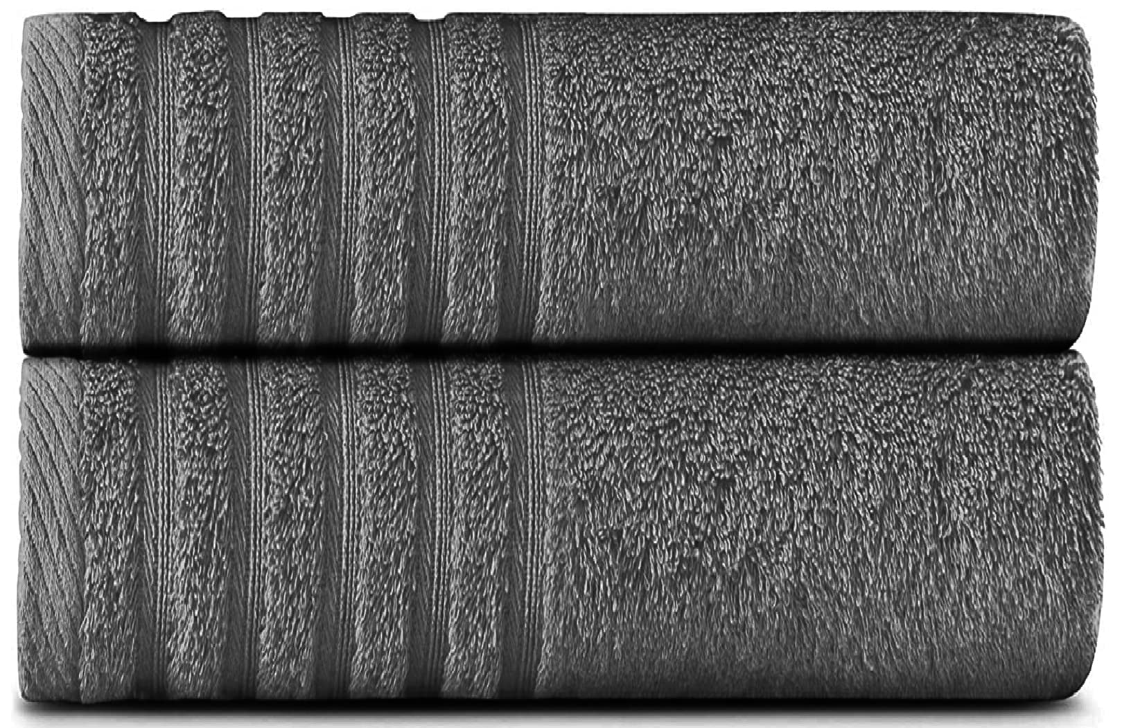 2 Teli Mare Super Jumbo In Cotone Egiziano 100%, 90x180 Cm, 600 G/m², Morbidi E Assorbenti, Colore Rosa Acceso