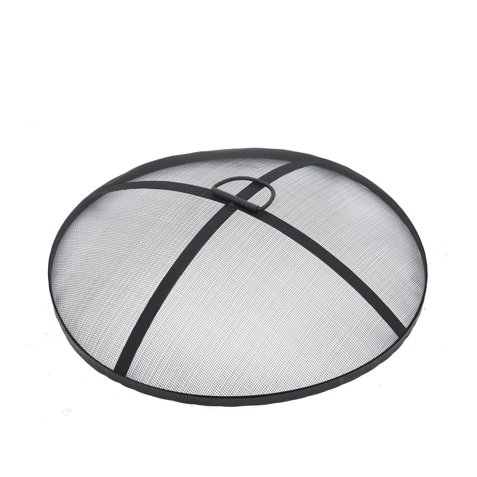 tepro Feuerstelle Gladstone Ø 67,5 cm – Outdoor Feuerstelle in eleganter Steinoptik mit Funkenschutz, Feuerrost & Schürhaken – dekorative Garten-Feuerschale mit feuerfester Stahlwanne