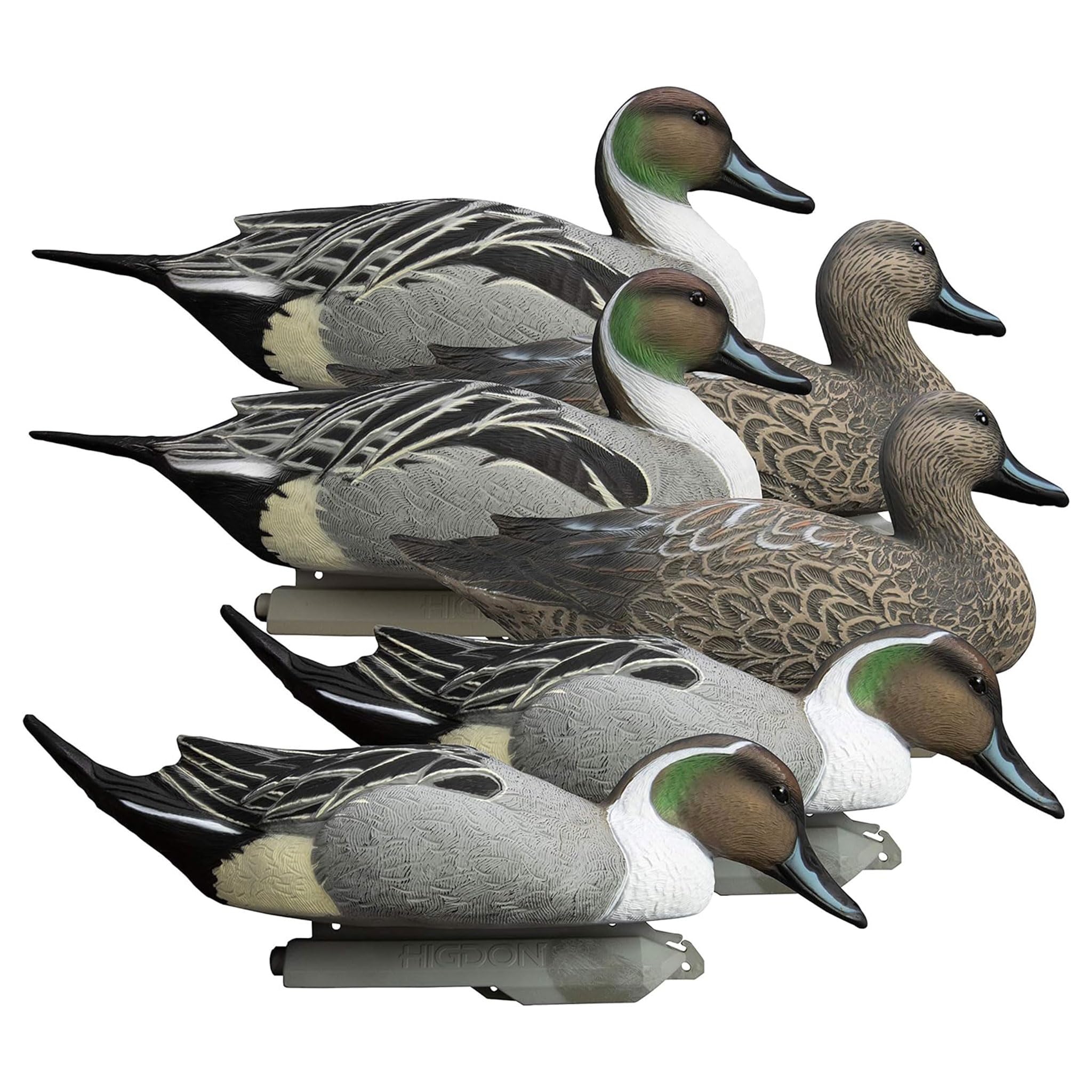 Higdon Outdoors Señuelos de pato Pintail de acorazado, relleno de espuma…