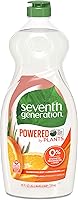 Vista 18 de Seventh Generation Jabón Líquido para Platos Ralladura de Clementina Hierba Limón Jabón Líquido Lavavajillas 19 oz