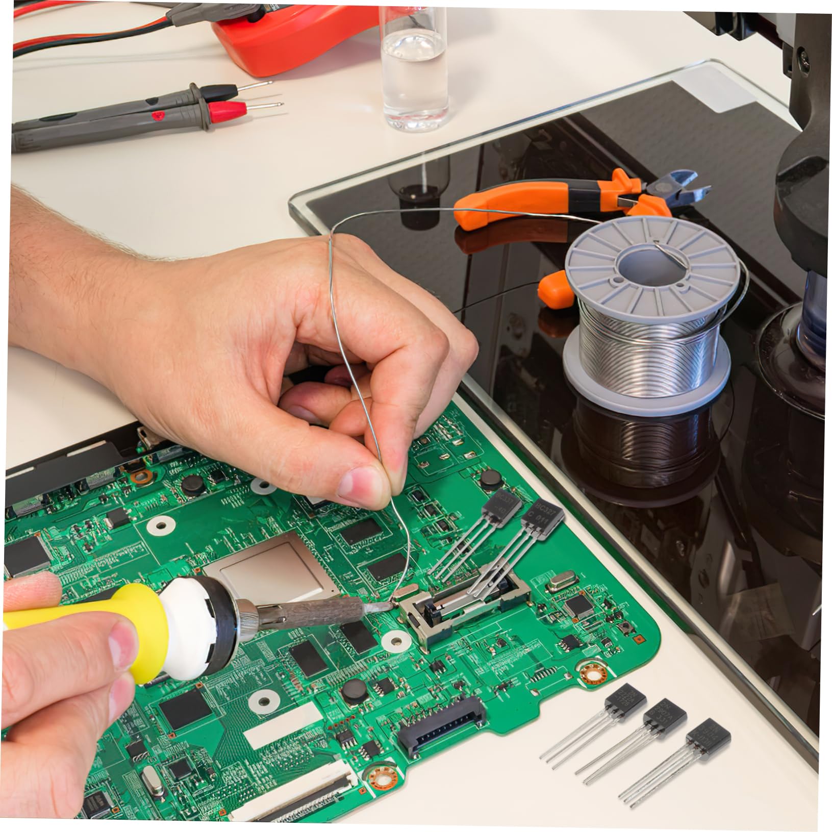 Gatuida 800pezzi Kit Assortimento Transistor Per Elettronica Varie Specifiche Per Esperimenti e Progetti Fai Da Te