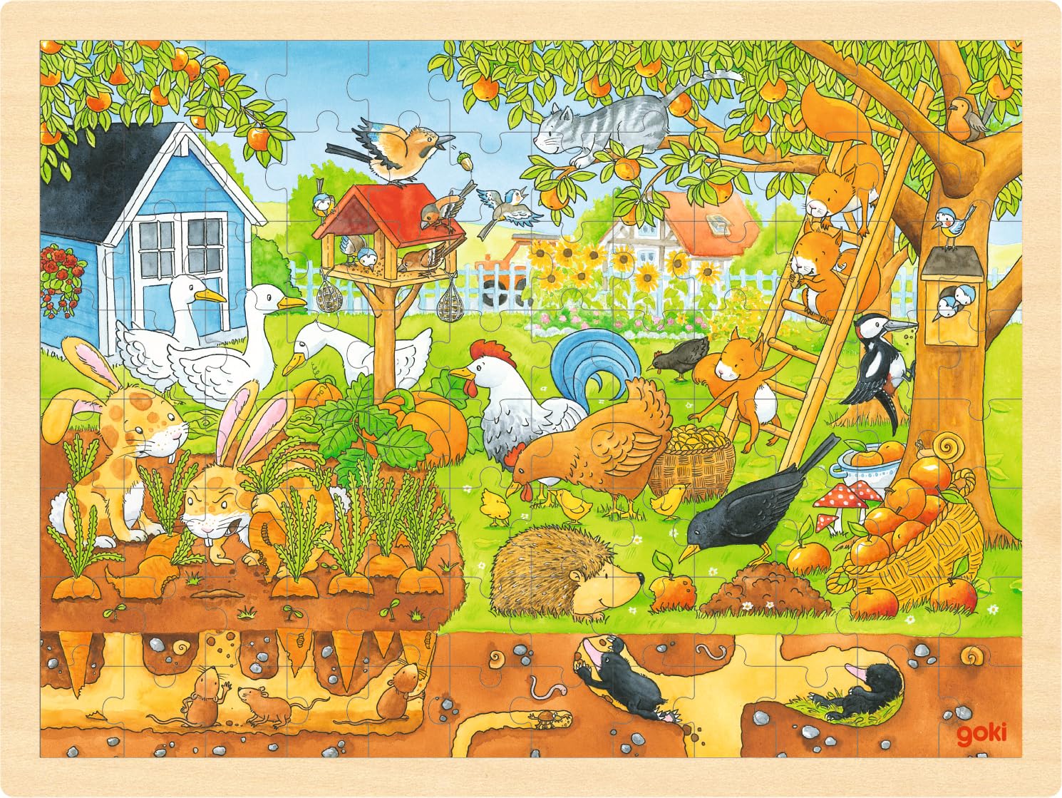 Puzzle, Our Garden - Over and underground