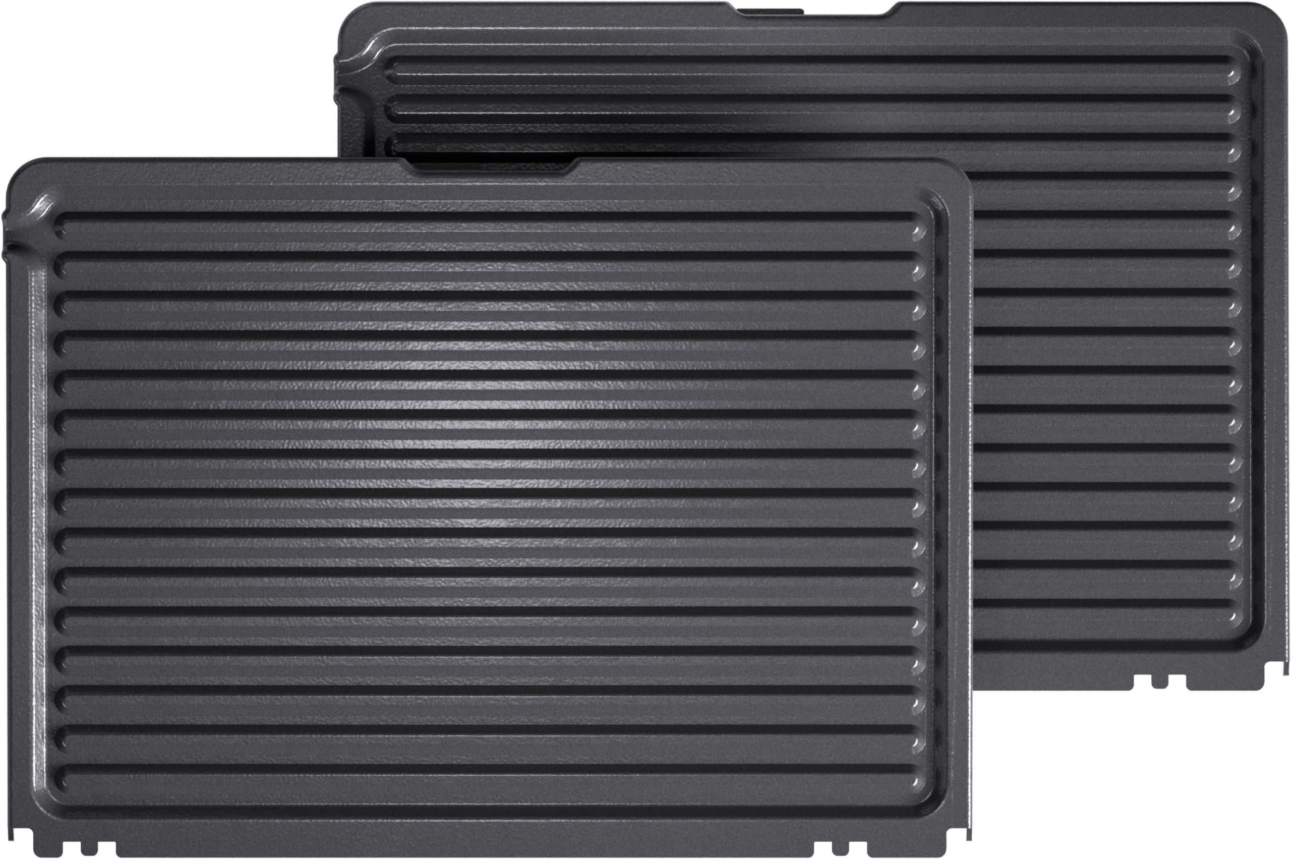 Bosch Bistecchiera TCG3323, 3 Posizioni di Cottura, 5 Livelli di temperatura, 2000W, Piastre Grill in Alluminio Rimovibili e Lavabili in Lavastoviglie, Rivestimento Ceramico Antiaderente, Nero