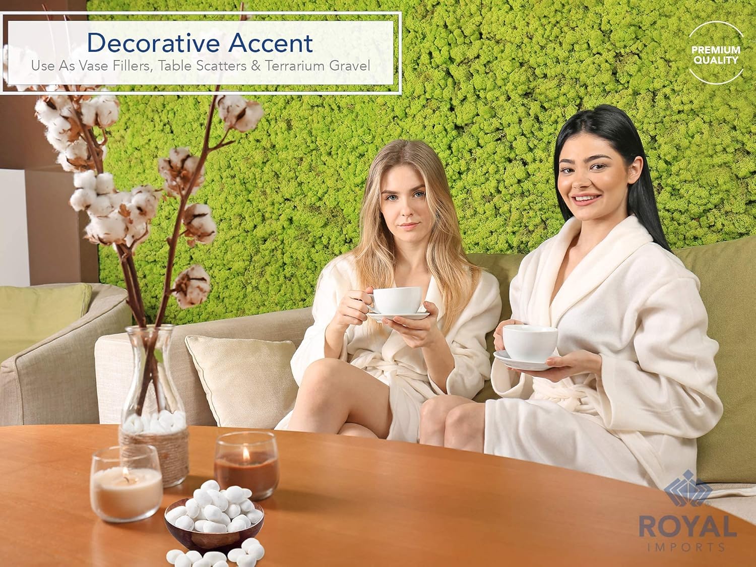 Royal Imports 5LBS River Rocks Decorative Ornamental Pebbles, Garden Landscaping Stones, Natural Gravel Filler for Plants, Vases, Succulents, Home Decor, Arts, Crafting, Animal Habitat - Large White : Patio, Lawn & Garden