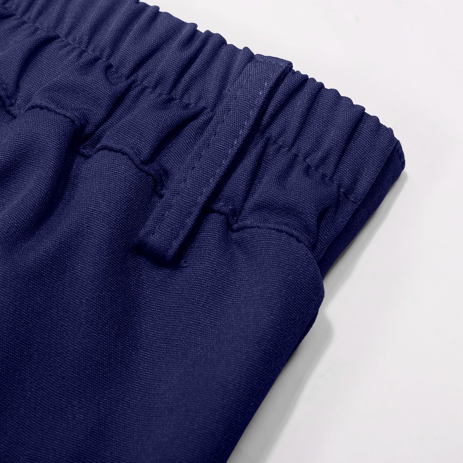 Pantalón de cintura alta con bolsillos, traje para la escuela y las salidas