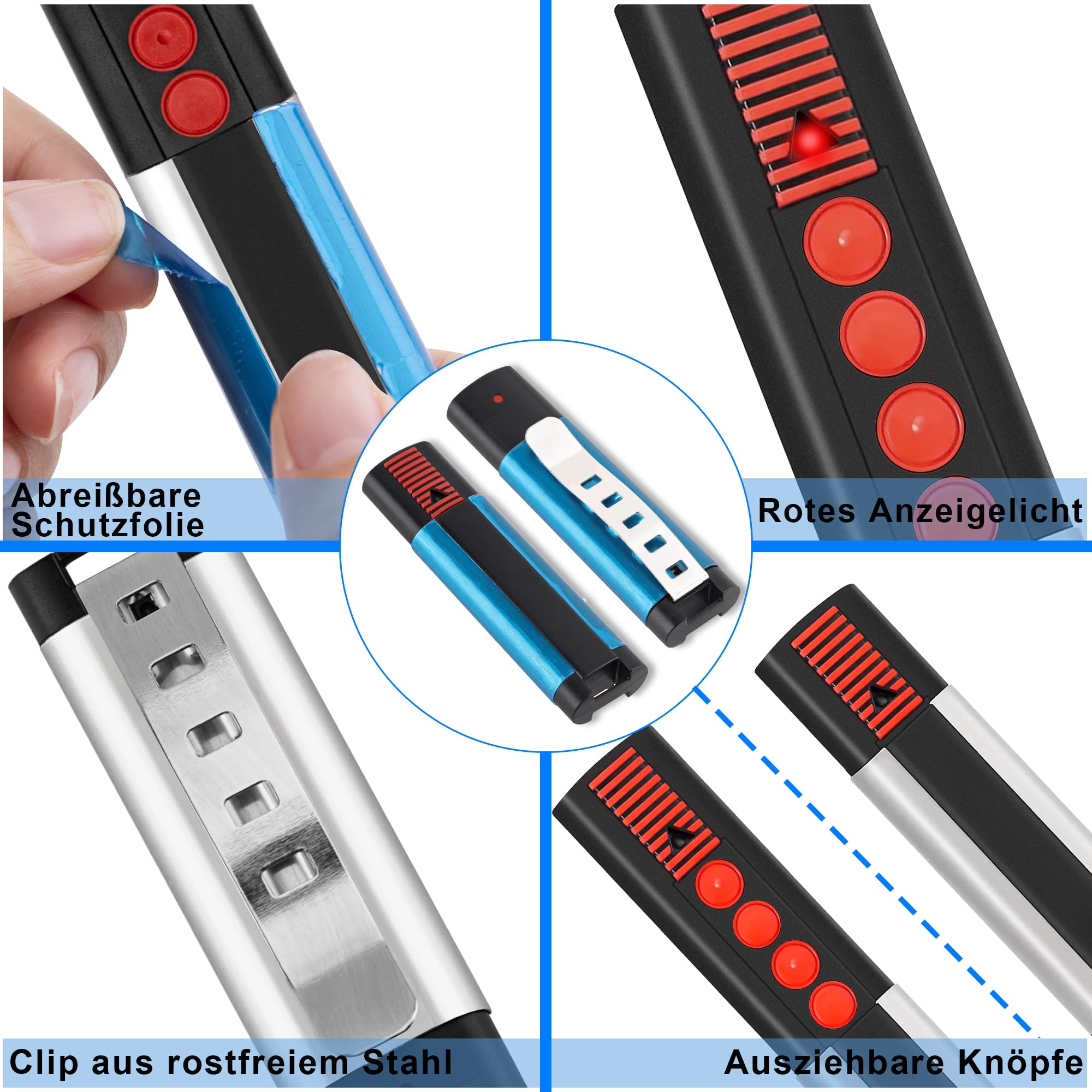 pepape 2 pièces télécommande Garage pour Sommer 4020 TX03-868-4, 4020V000, 4026 TX03-868-2, 4025 TX02-868-2, Compatible avec Sommer Red LED 868,8 MHz ouvre-Porte de Garage