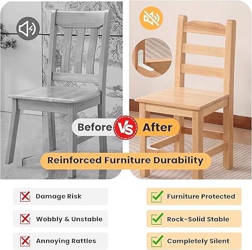 Miniatura 101 de Alise Soportes flotantes para estantes resistentes en forma de L, soportes de esquina de ángulo negro para estantes, soporte de estante reforzado