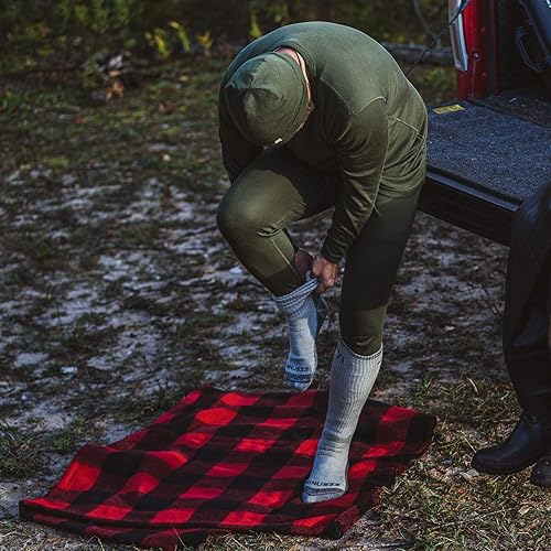 Miniatura 8 de USA Made - Calcetines de esquí y snowboard - Calcetines por encima de la pantorrilla - Lana merino - Mountain Heritage