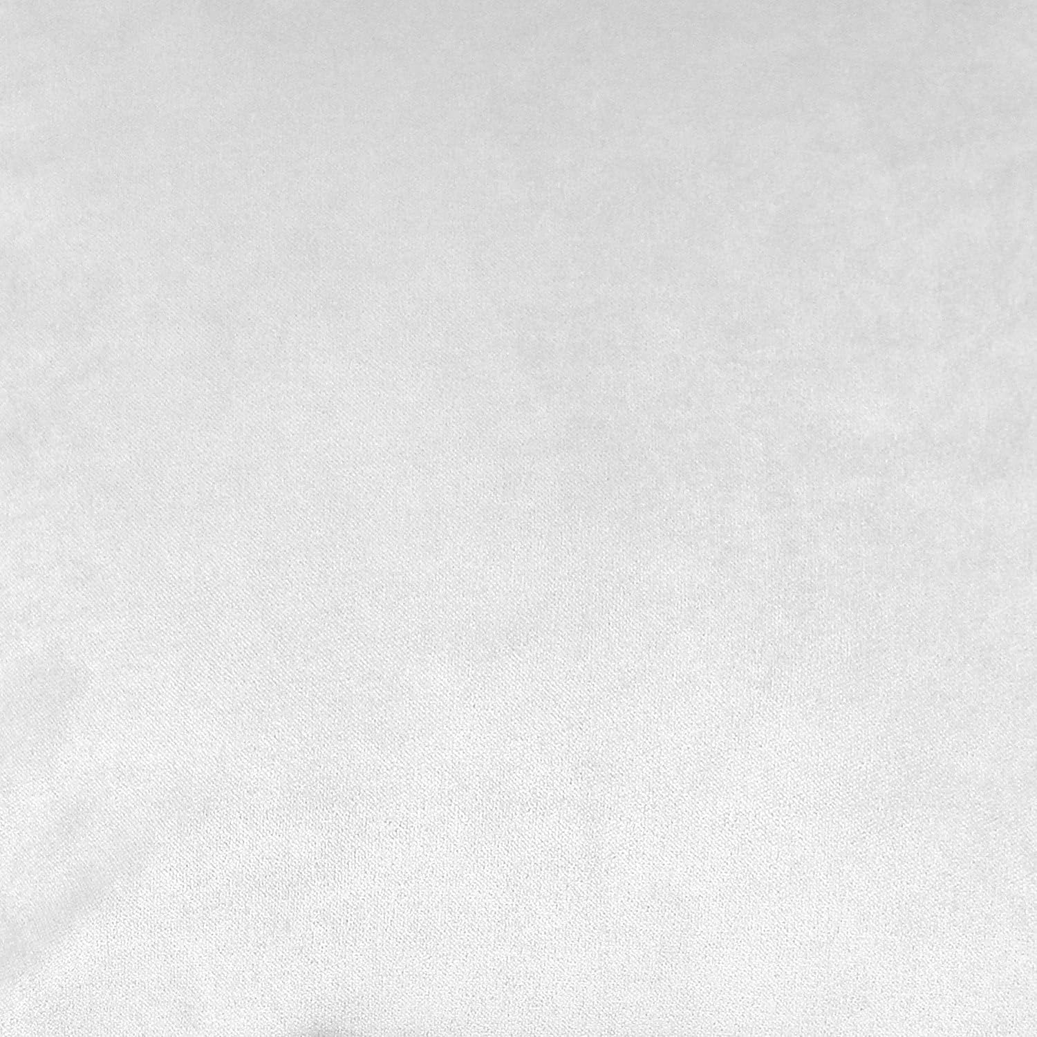 Silver Velvet Fabric 137cm (W) x 400cm (L) β Soft Plain Velour Material β 100% Polyester Fabric for Upholstery, Sewing, Dressmaking, Curtains, Cushions, Crafts, DIY Projects