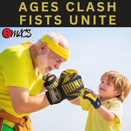 Miniatura 10 de Guantes de boxeo para niños de 4 onzas y 6 onzas, guantes de saco de boxeo juveniles para entrenamiento de gimnasio en casa, kickboxing, Muay Thai,