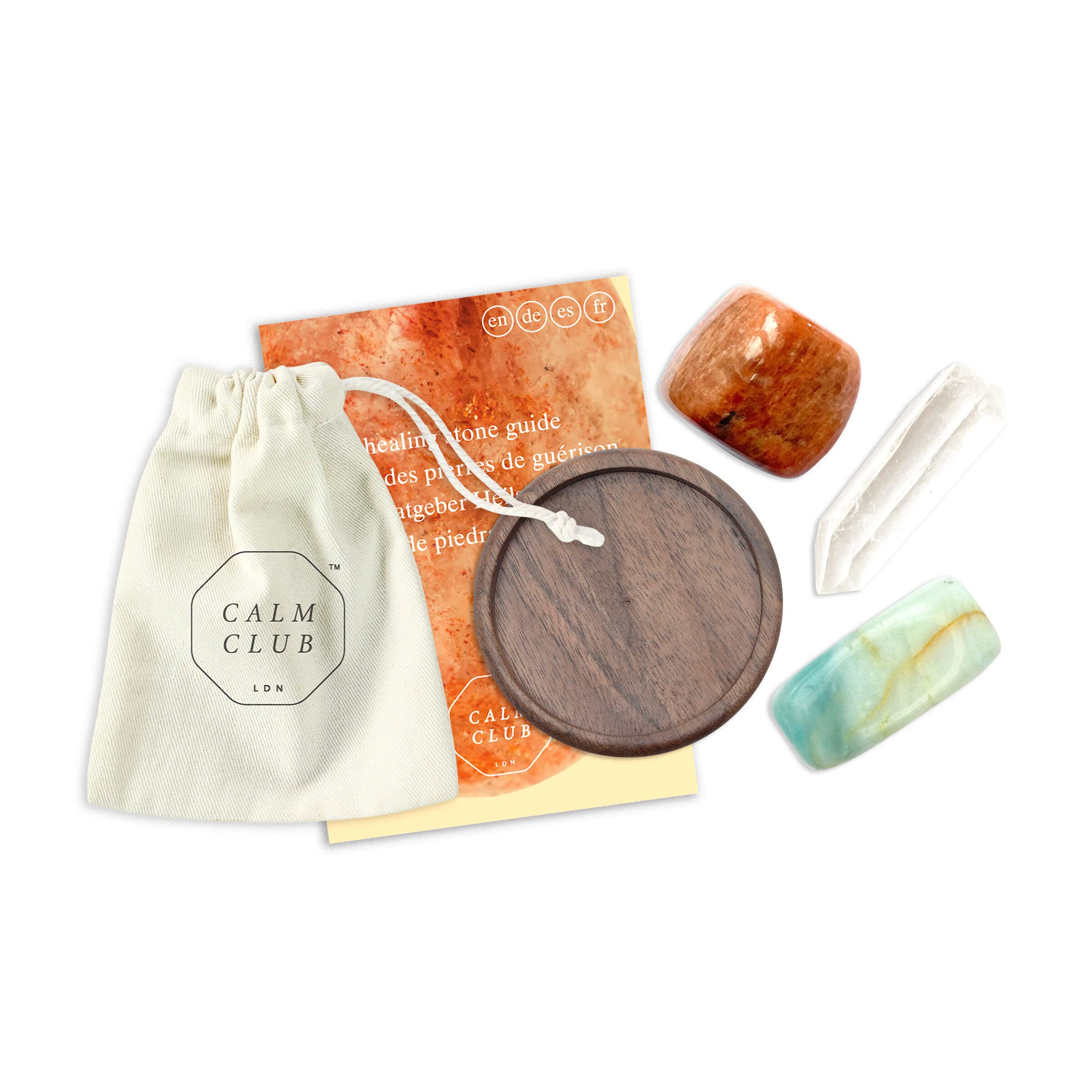Healing Crystals | Set of 3 Joy Healing Stones and Crystals | Sunstone Crystal Quartz & Amazonite Crystal | Heal Gifts & Meditation Gifts | Chakra Set
