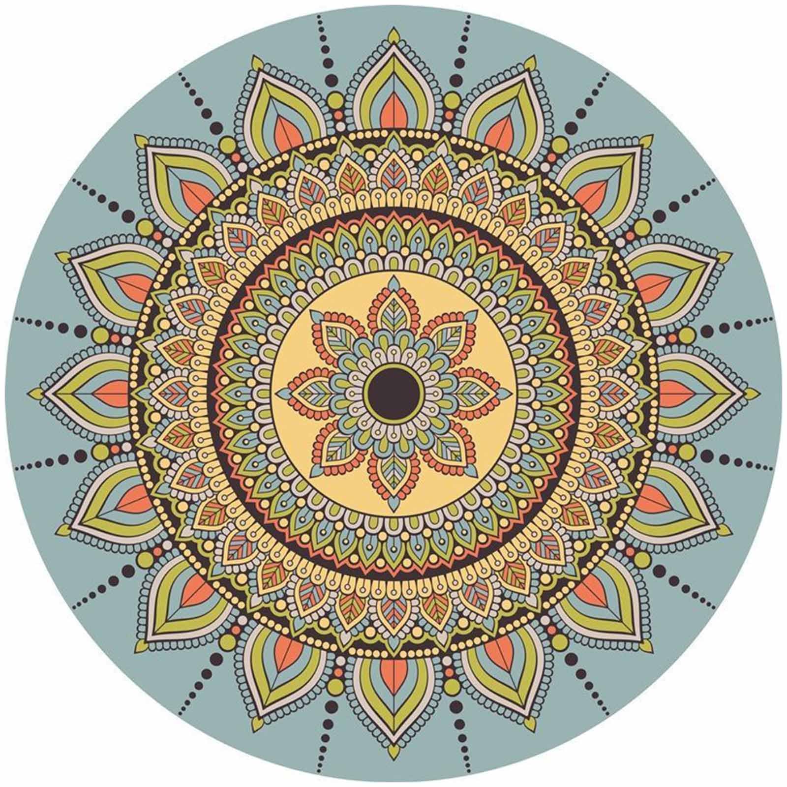 Tapis de couloir multicolore 200cm pour salon et chambre