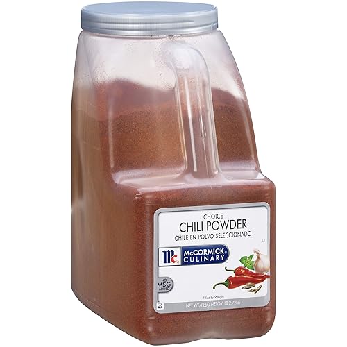 Miniatura 1 de McCormick Culinary Choice Chili en polvo, 6 libras, un recipiente de 6 libras de chile en polvo a granel, ideal para platos mexicanos como guisos y