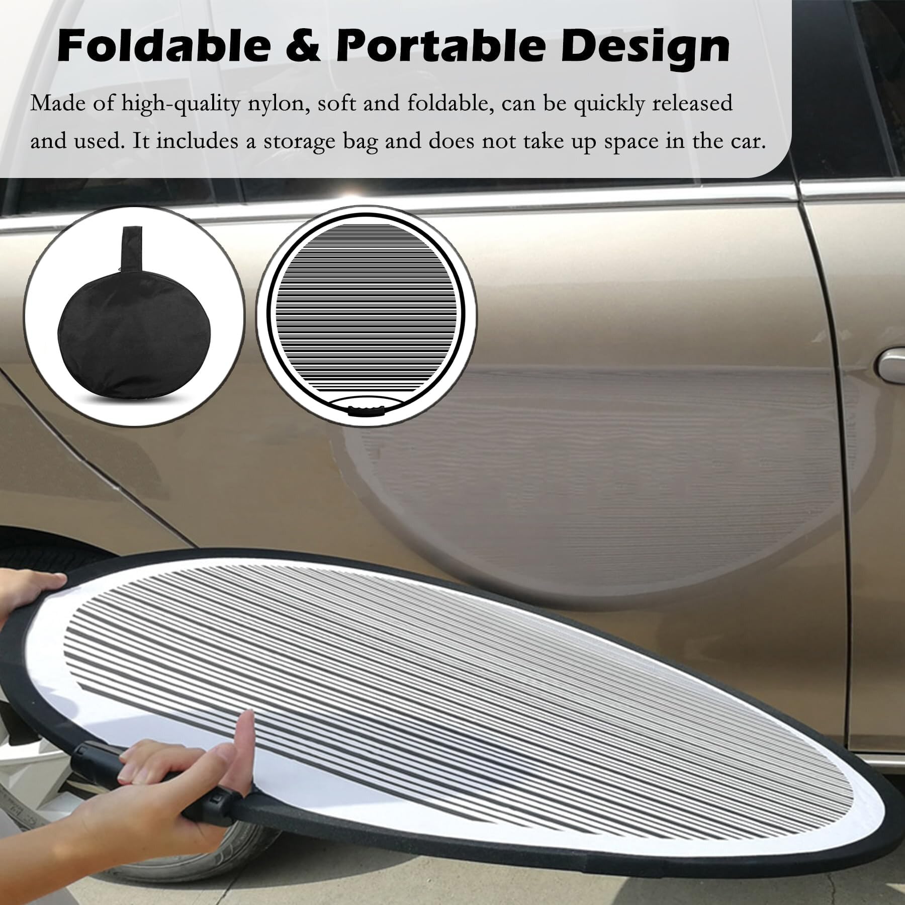 Riflettore Delle Ammaccatura, Riflettore Di Ammaccature Per Auto, Riflettore Per Ammaccature a Strisce, Riflettore Per Ammaccature, Controllo Della Carrozzeria per La Maggior Parte Delle Auto (70cm)