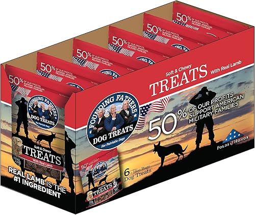 Miniatura 8 de Founding Fathers Golosinas suaves y masticables para perros, cordero, 16 onzas (paquete de 1)