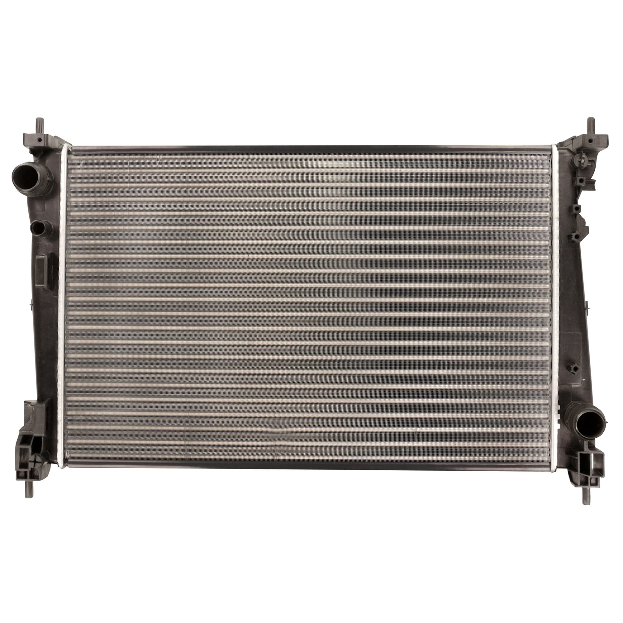 1x Radiatore acqua motore con accessori | Compatibile con: ABARTH GRANDE PUNTO, PUNTO, PUNTO EVO, ALFA ROMEO MITO, FIAT BRAVO II, DOBLO Bus, DOBLO Cargo