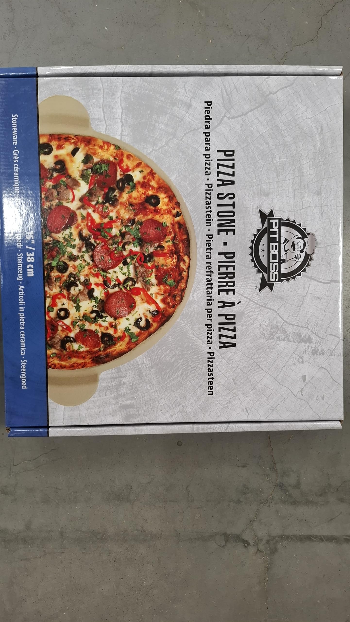 PIT BOSS Pierre à Pizza Ø 38 cm pour Barbecue ou kamado