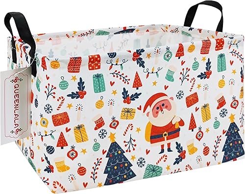 Miniatura 28 de Cesto para la colada QUEENLALA diseño rectangular, cesta para la ropa sucia plegable, para la habitación de los niños, para organizar o almacenar,