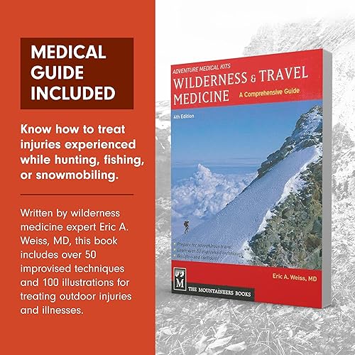 Miniatura 5 de Adventure Medical Kits Sportsman Series Kit médico - 200 - Kit de primeros auxilios para camping, senderismo, caza y más - para 4 personas durante 4