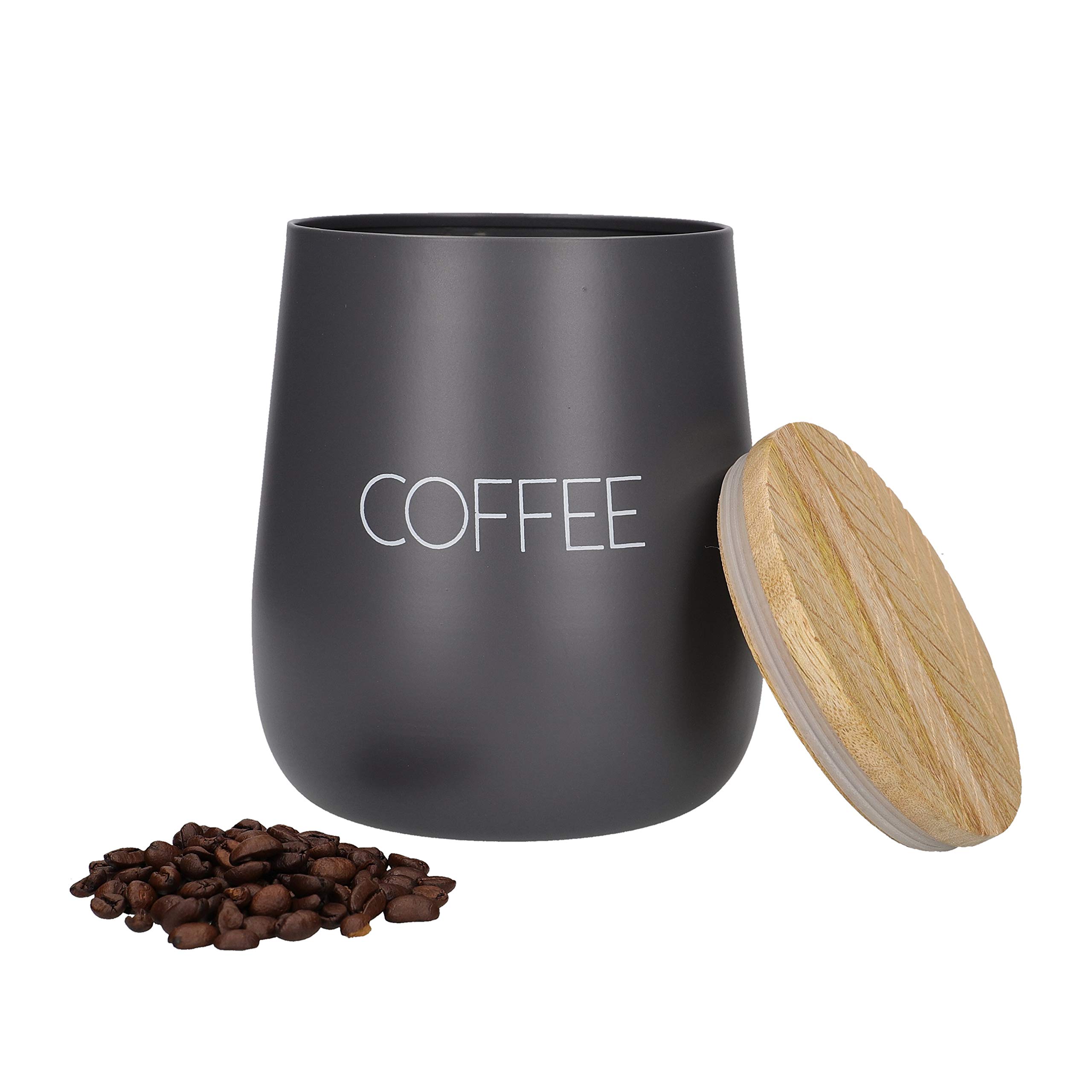 KitchenCraft Idilica Barattolo De Vetro Con Coperchio De Legno De Faggio Barattolo Ermetico In Vetro Con Coperchio De Legno Per Conservare E Organizzare La Cucina 1000ml 83135128