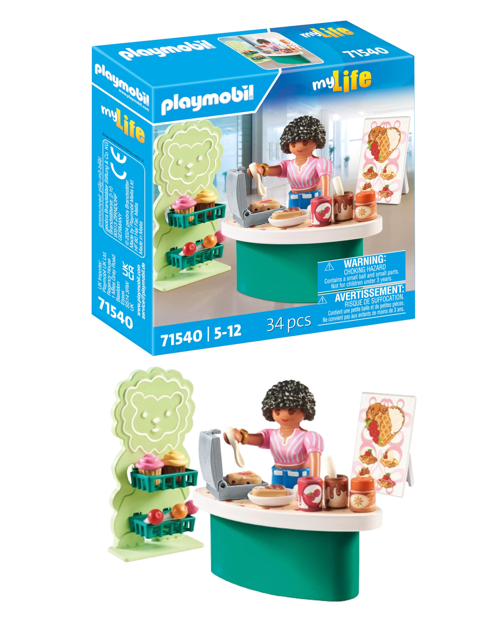 PLAYMOBIL | MyLife | Süßigkeitenstand | Spielzeug für Kinder ab 5 Jahren | 71540