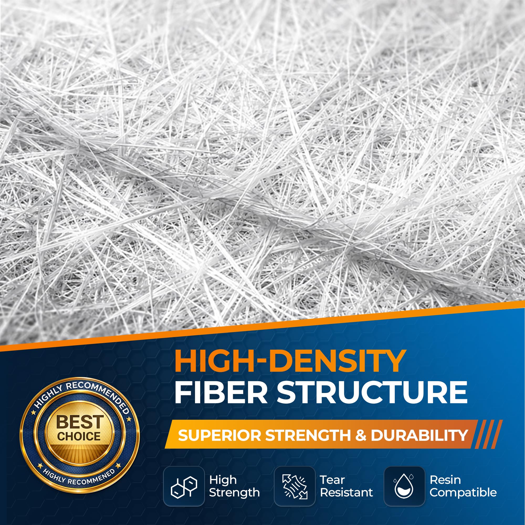 Fiberglass Chopped Strand Mat - Boat Repair & Auto Body -4