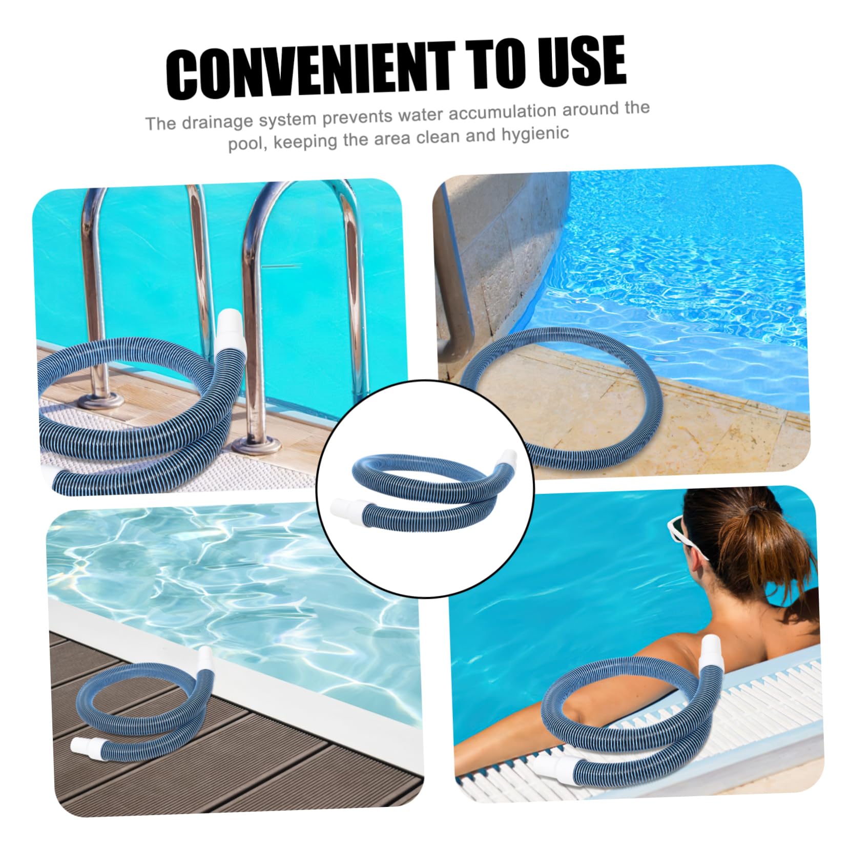 BESPORTBLE Manguera De Drenaje Para Piscina Elevada Manguera Flexible Drenaje De Piscina Equipo Para