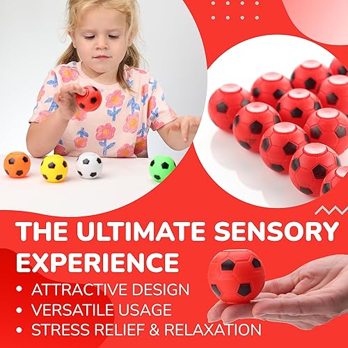 Miniatura 5 de Entervending - Bolas giratorias para inquietos (2.0in, 12 unidades), 7