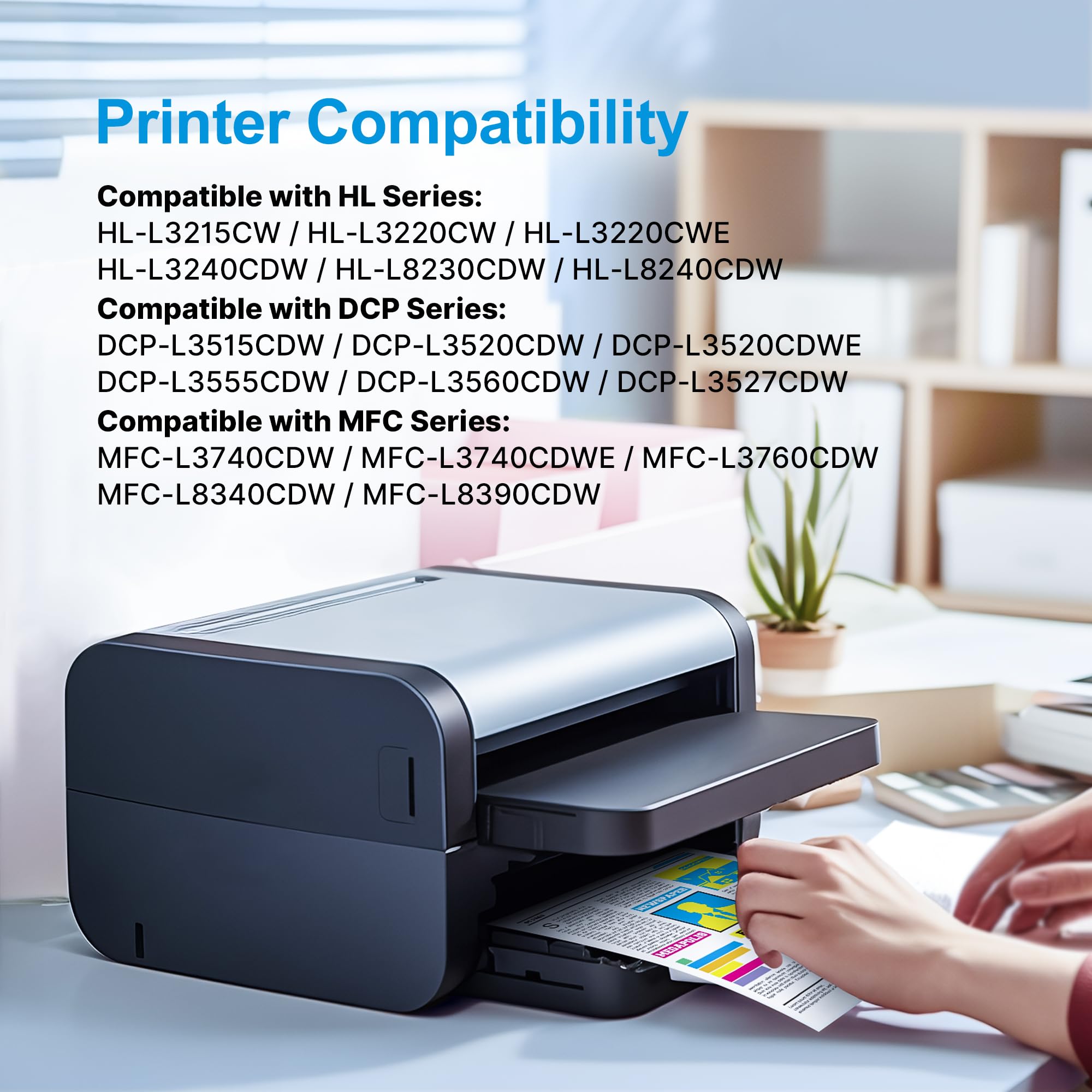 TN248XL Kompatibel für Brother MFC-L3760CDW DCP-L3560CDW MFC-L3740CDW Toner Set, TN248 Schwarz für HL-L3240CDW HL-L3220CWE MFC-L3740CDWE DCP-L3520CDW DCP-L3520CDWE MFC-L8340CDW (5er-Pack)