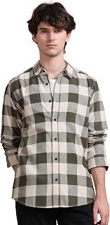 StitchX Men's Brushed Cotton Buffalo Checkered Shirt Price In India