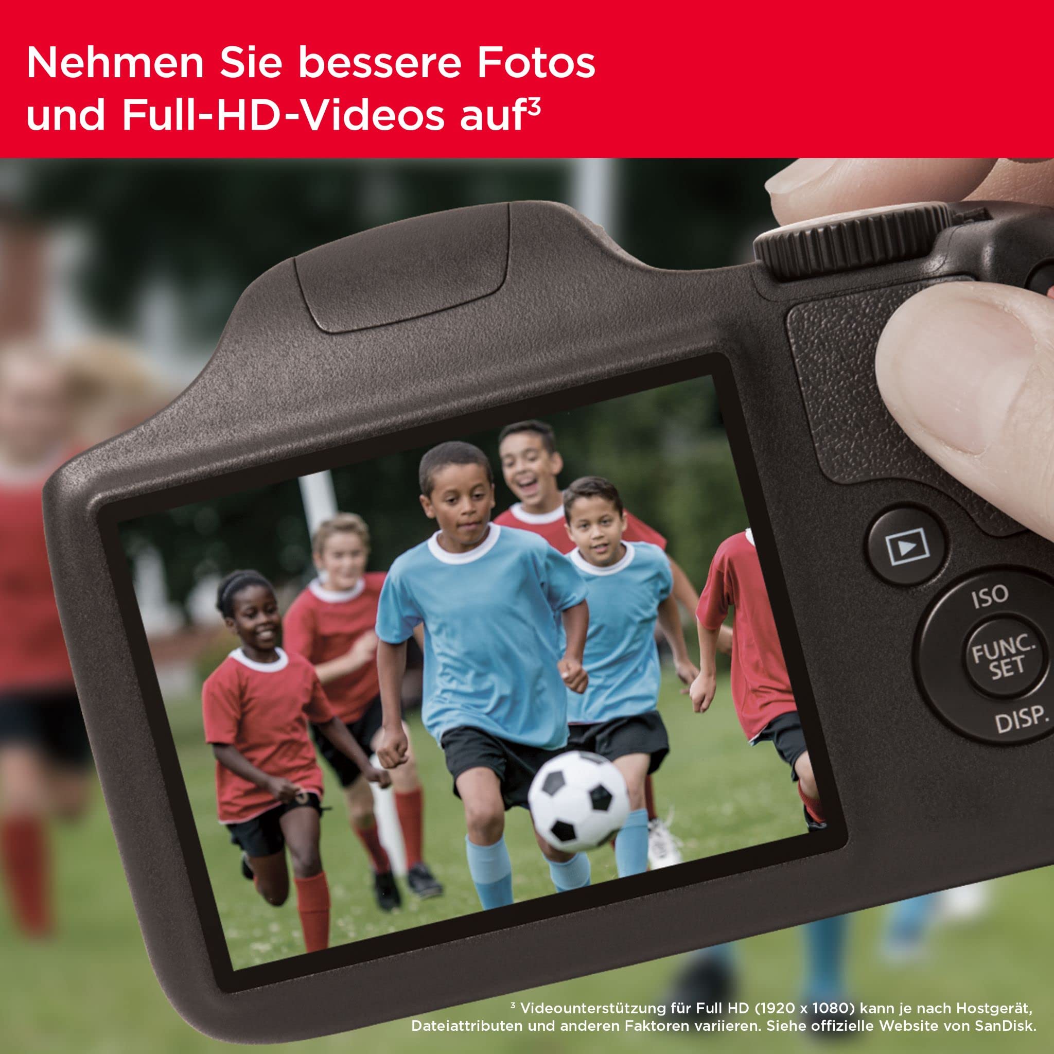 SanDisk Ultra SDXC UHS-I Speicherkarte 512 GB (Für Kompaktkameras der Einstiegs- und Mittelklasse, Full HD-Videos, U1, C10,V10, bis 150 MB/s Lesegeschwindigkeit, 10 Jahre Garantie)